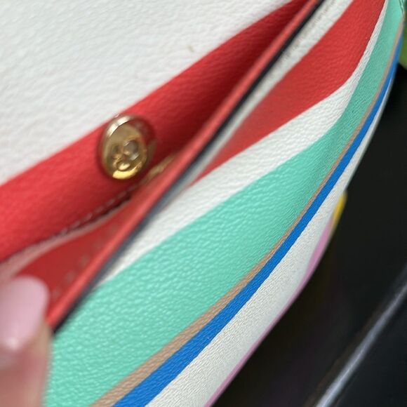 Kate Spade Kaylie Baby Bag Grove Street Printed Dunestripe travel business - Picture 6 of 14